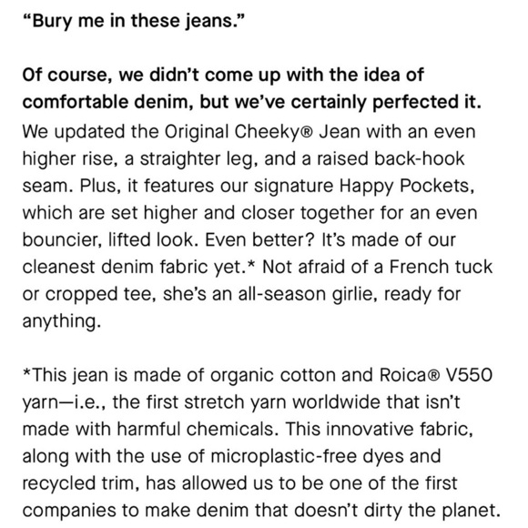 Everlane The Original Cheeky Jean in Organic Cotton 28 Crop - Picture 13 of 14